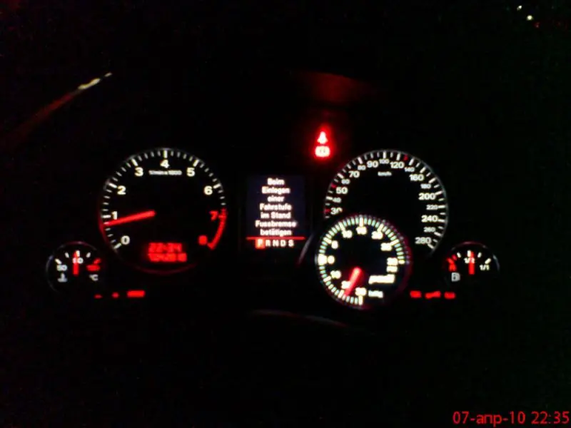 Изображение для статьи: Установка манометра давления наддува на Audi A4 B6-B7