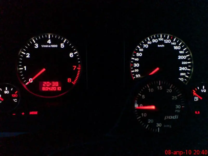 Изображение для статьи: Установка манометра давления наддува на Audi A4 B6-B7
