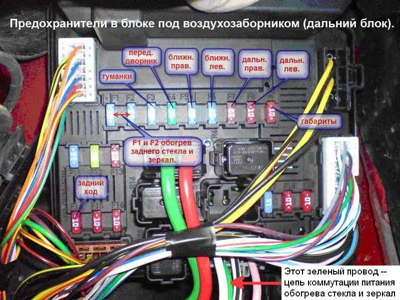 Изображение для статьи: Подогрев бачка и форсунок омывателя Nissan Qashqai