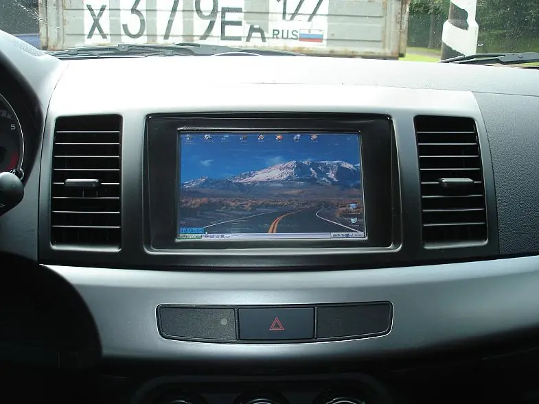 Изображение для статьи: Установка компьютера на основе mini-ITX в Mitsubishi Lancer X