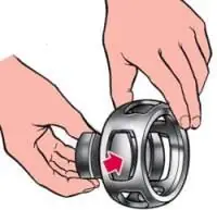 Удаление из сепаратора обоймы