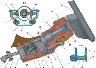 Рулевая колонка в сборе