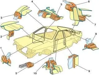 Резиновые уплотнители кузова