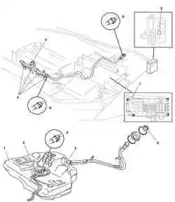Топливный узел автомобиля Mazda 3