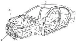 Каркас кузова автомобиля Mazda 3