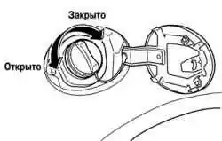 Крышка заправочной горловины топливного бака