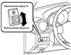 Схема работы регулятора подсветки комбинации приборов