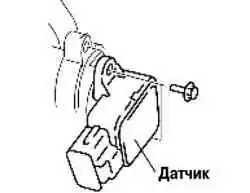Снятие датчика положения дроссельной заслонки