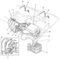 Система впуска автомобиля Mazda 3