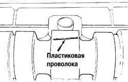 Установка калиброванной пластмассовой проволоки