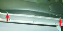Снятие и установка обивки передней двери