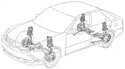Ходовая часть автомобиля Camry