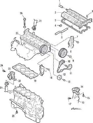 Прокладка головки блока цилиндров двигателей DOHC