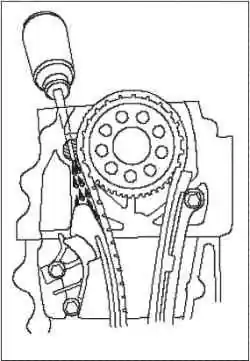Снятие головки блока цилиндров (L13A)