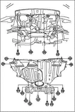 Установка двигателя (L13A)