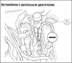 Запуск двигателя от внешней аккумуляторной батареи
