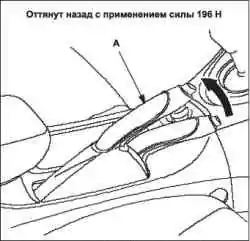 Проверка и регулировка стояночного тормоза