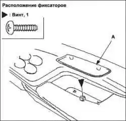 Снятие и установка панели передней двери