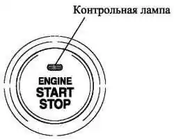 Контрольная лампа запуска двигателя