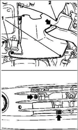 Замена регулятора генератора (двигатель Z18XE, с кондиционером)