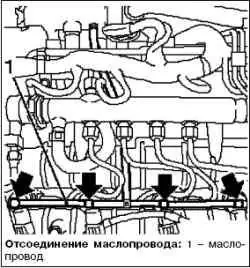 Снятие и установка топливных форсунок