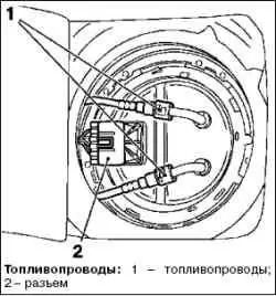 Замена датчика уровня топлива
