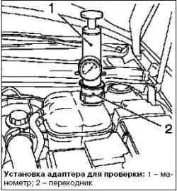 Проверка герметичности системы охлаждения