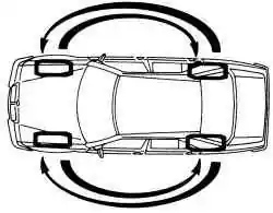 Схема перестановки колес