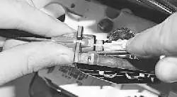 Снятие и установка блока управления системой отопления (кондиционирования) и вентиляции салона