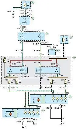 Схема 22а. Блок-фары