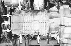 Замена уплотнения масляного картера