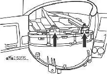 Контактные разъемы комбинации приборов
