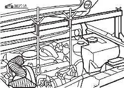 Приспособление для подвески двигателя