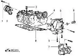 Головка блока цилиндров двигателя VR6