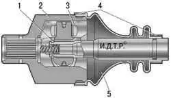 Правый внутренний шарнир равных угловых скоростей RC 462