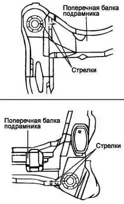 Установка опорных втулок во внутренние трубки поперечных балок подрамника