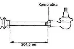 Контргайка наконечника рулевой тяги