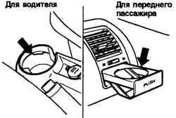 Передние подстаканники
