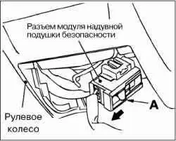 Снятие и установка рулевого колеса
