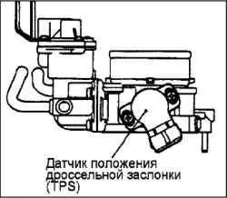 Снятие и установка корпуса дроссельной заслонки