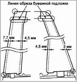Снятие и установка защитной пленки рамки стекла боковой двери
