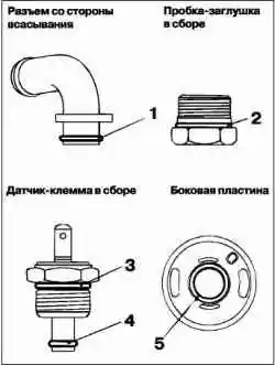 Снятие и установка гидронасоса усилителя рулевого управления