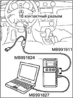 Операции на прогретом двигателе