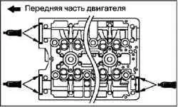 Снятие и установка сальников распределительных валов (4G63)