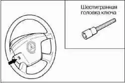 Снятие и установка рулевого колеса