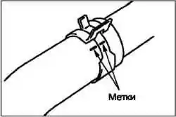 Снятие и установка водяного шланга и водяной трубы