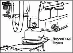 Снятие и установка рычагов подвески