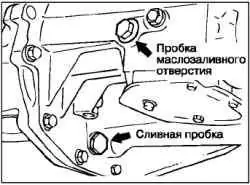 Замена масла в механической коробке передач