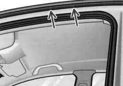 Места установки креплений верхнего багажника
