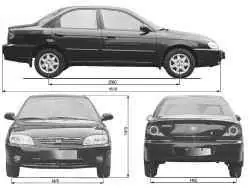 Габаритные размеры автомобиля